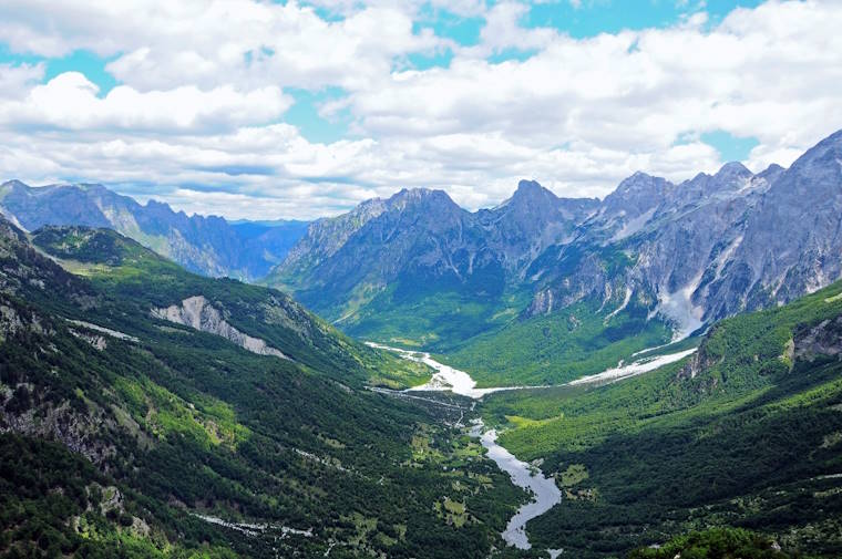 Valbona Tal, Albanien